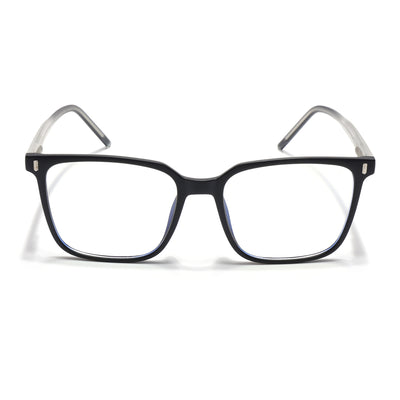 Voyage Black Square Eyeglasses for Men & Women (V98003MG5495-C4)