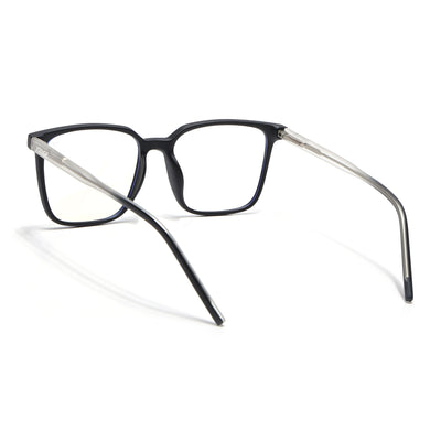 Voyage Black Square Eyeglasses for Men & Women (V98003MG5495-C4)