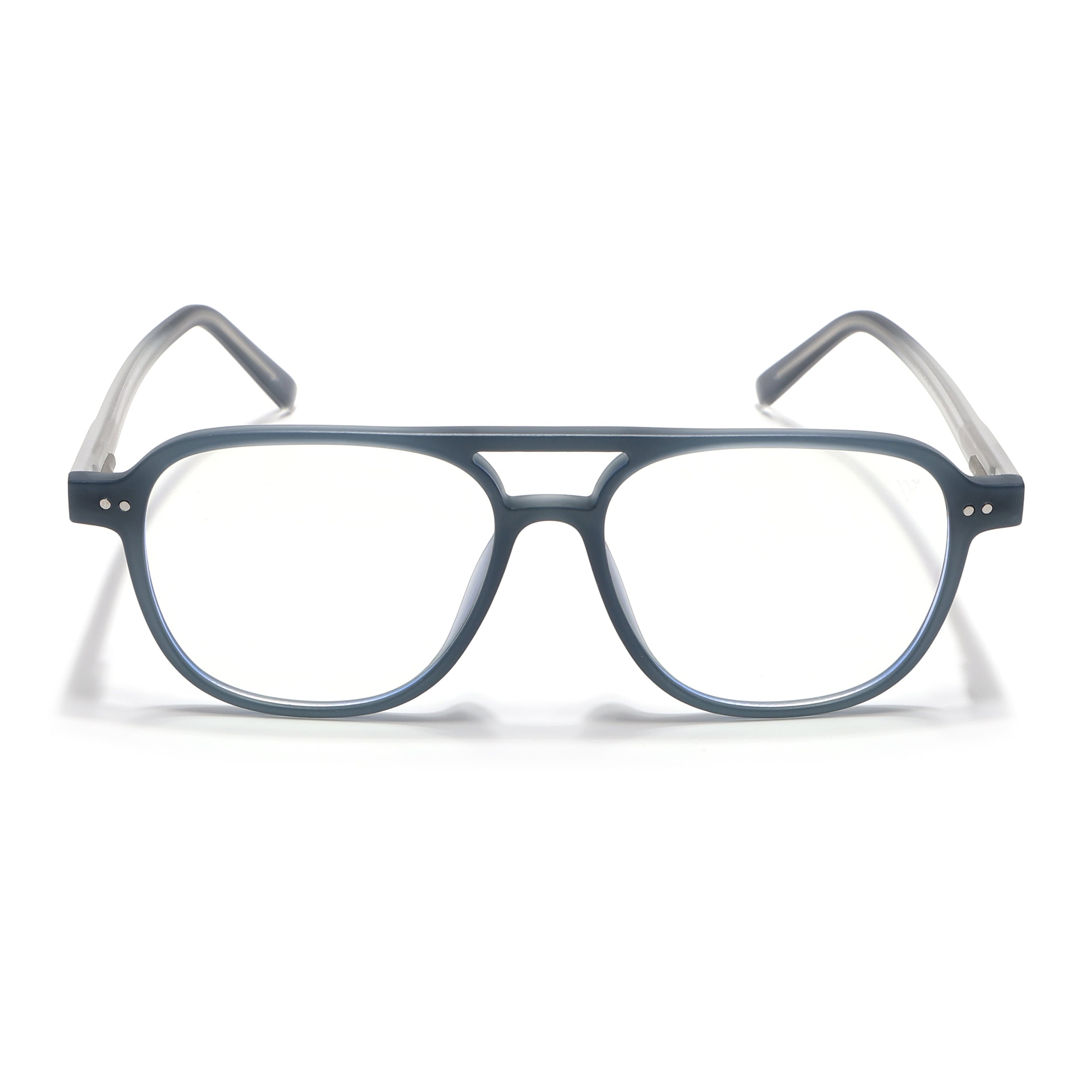 Voyage Dark Grey Wayfarer Eyeglasses for Men & Women (V98004MG5497-C1)