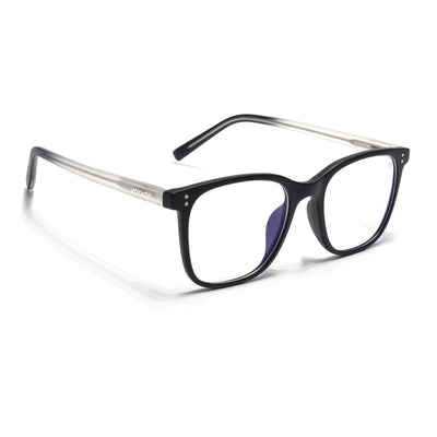 Voyage Black Square Eyeglasses for Men & Women (V98005MG5504-C3)