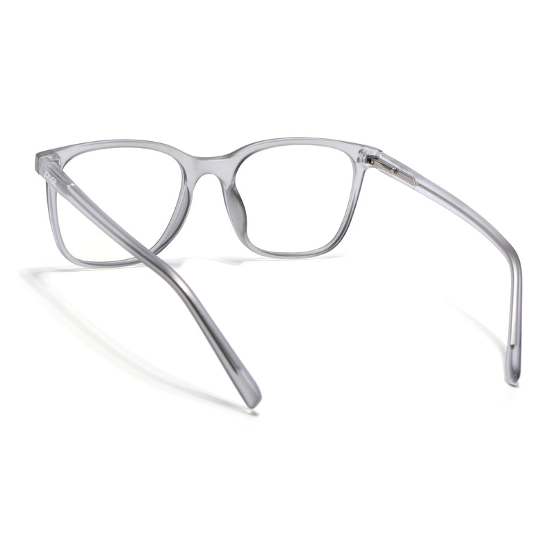 Voyage Light Grey Square Eyeglasses for Men & Women (V98005MG5505-C4)