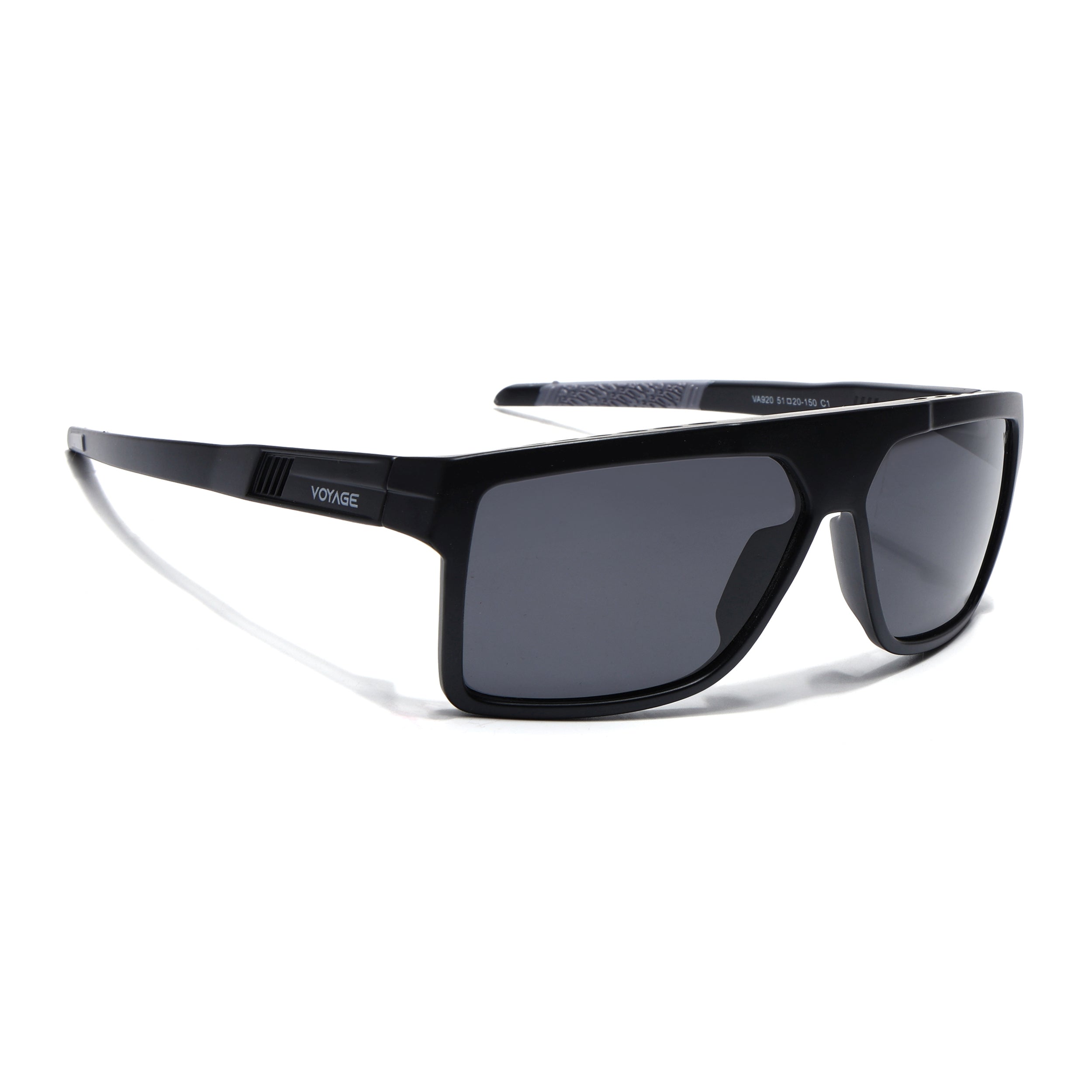 Wayfarer Polarized Sunglasses | Black Lens | Black Frame - PMG6802