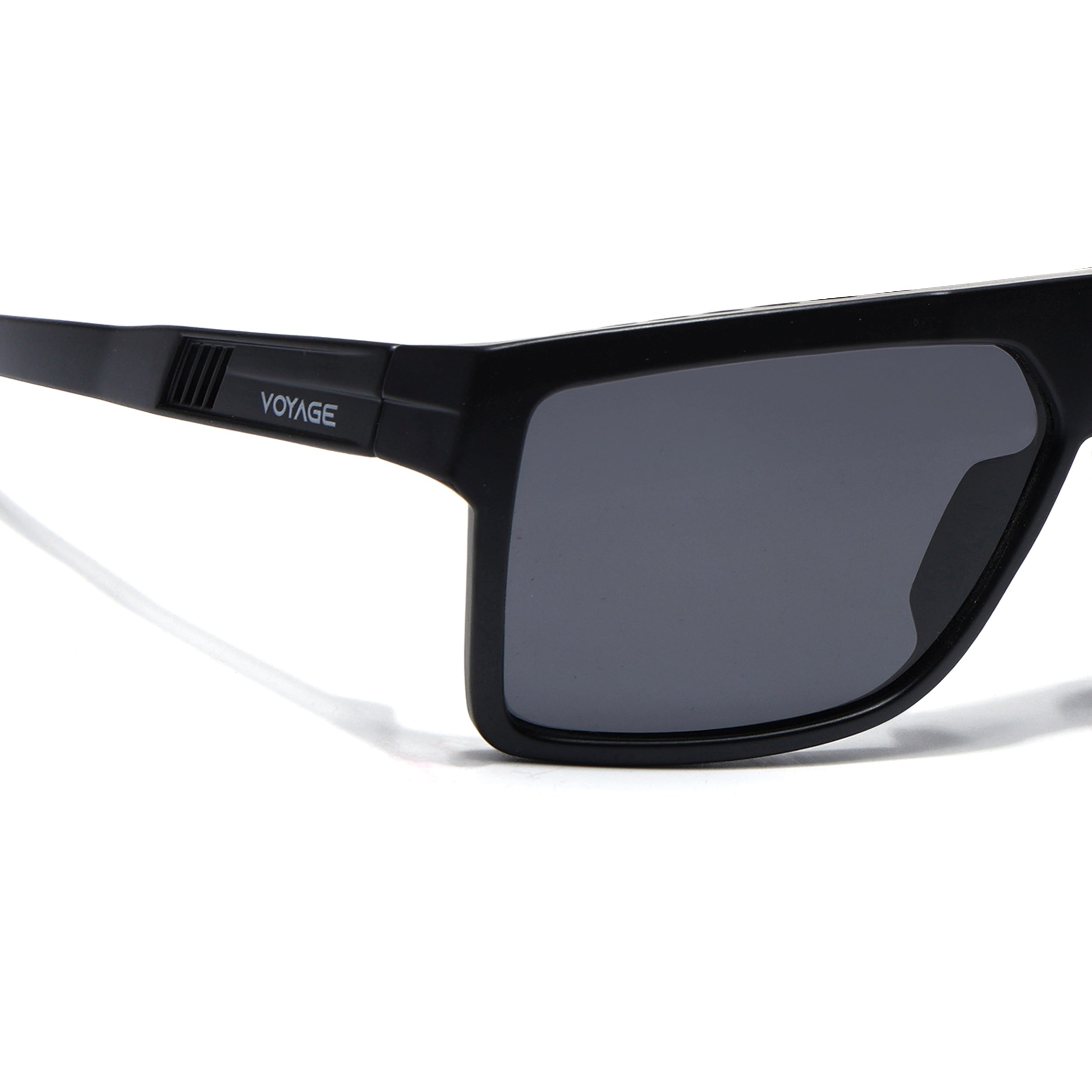 Wayfarer Polarized Sunglasses | Black Lens | Black Frame - PMG6802