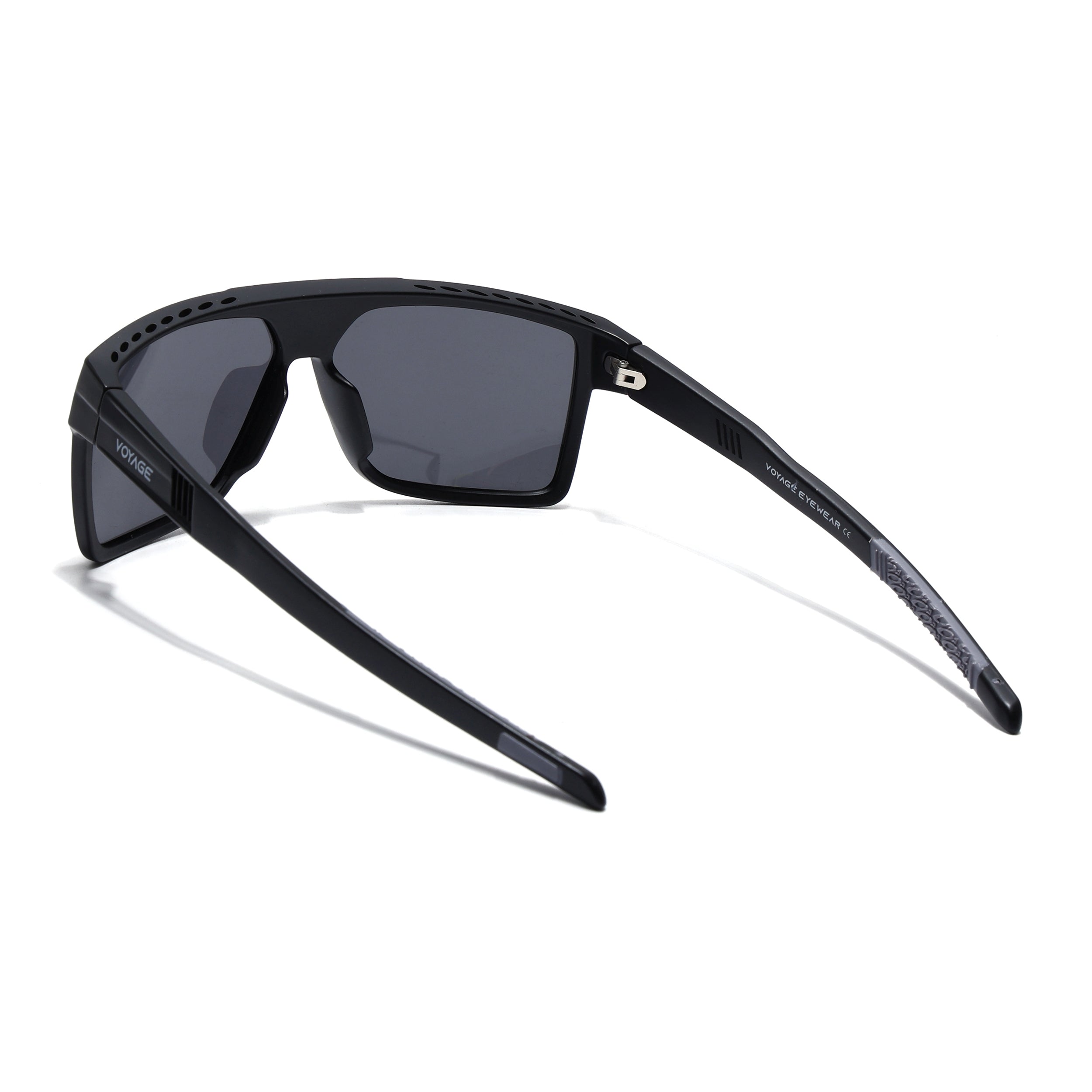 Wayfarer Polarized Sunglasses | Black Lens | Black Frame - PMG6802