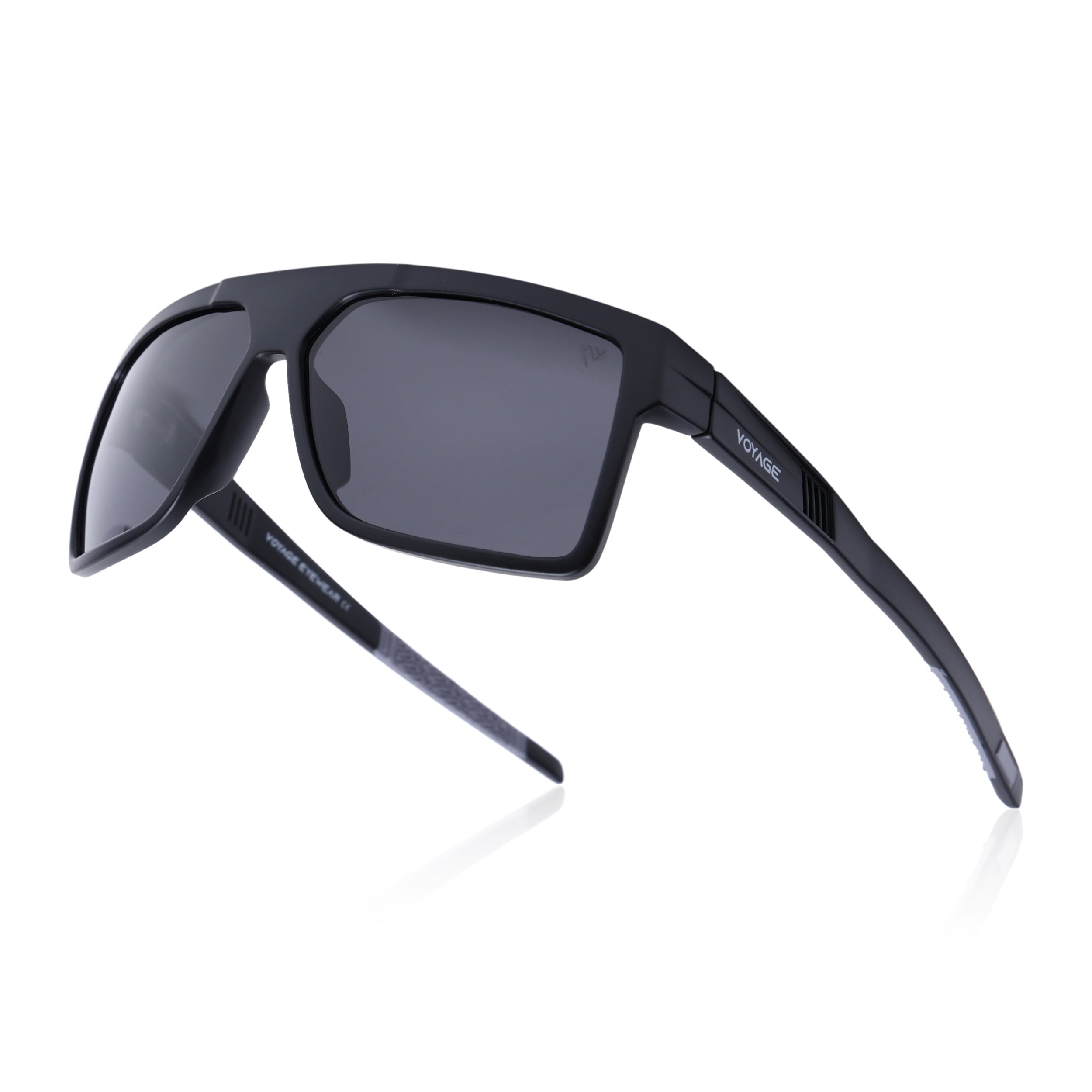 Wayfarer Polarized Sunglasses | Black Lens | Black Frame - PMG6802