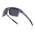 Wayfarer Polarized Sunglasses | Black Lens | Grey Frame - PMG6804