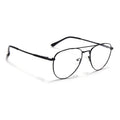 Voyage Metal Master Matt Black Aviator Eyeglasses for Men & Women (VG001MG5009-C1)
