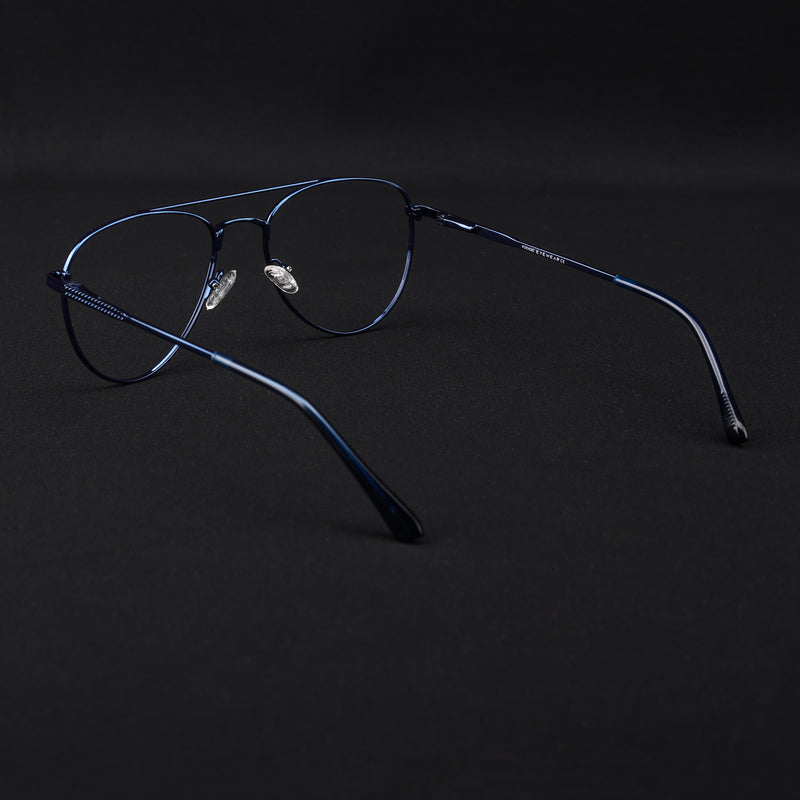 Voyage Metal Master Blue Aviator Eyeglasses for Men & Women (VG001MG5013-C5)