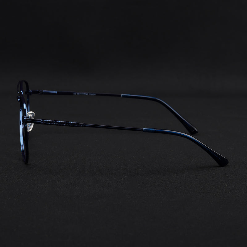 Voyage Metal Master Blue Aviator Eyeglasses for Men & Women (VG001MG5013-C5)