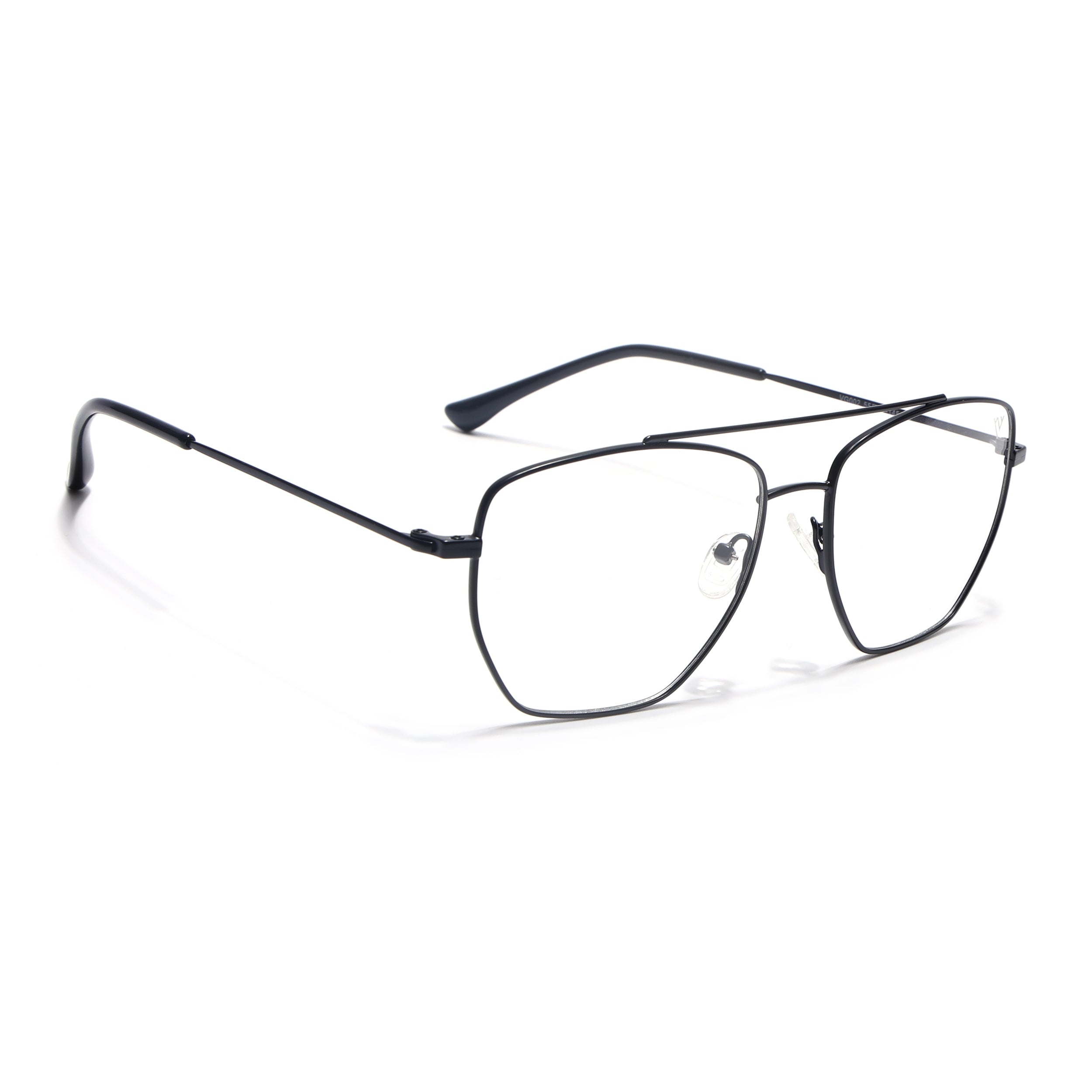 Voyage Metal Master Matt Black Wayfarer Eyeglasses for Men & Women (VG002MG5014-C1)