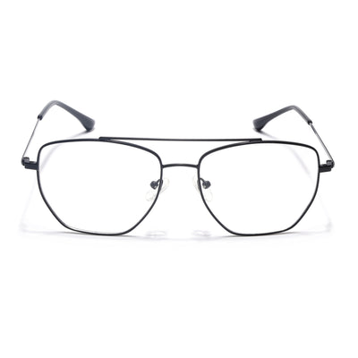 Voyage Metal Master Matt Black Wayfarer Eyeglasses for Men & Women (VG002MG5014-C1)