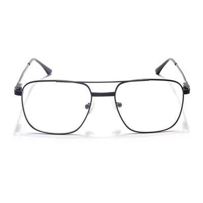 Voyage Metal Master Matt Black Wayfarer Eyeglasses for Men & Women (VG003MG5019-C1)