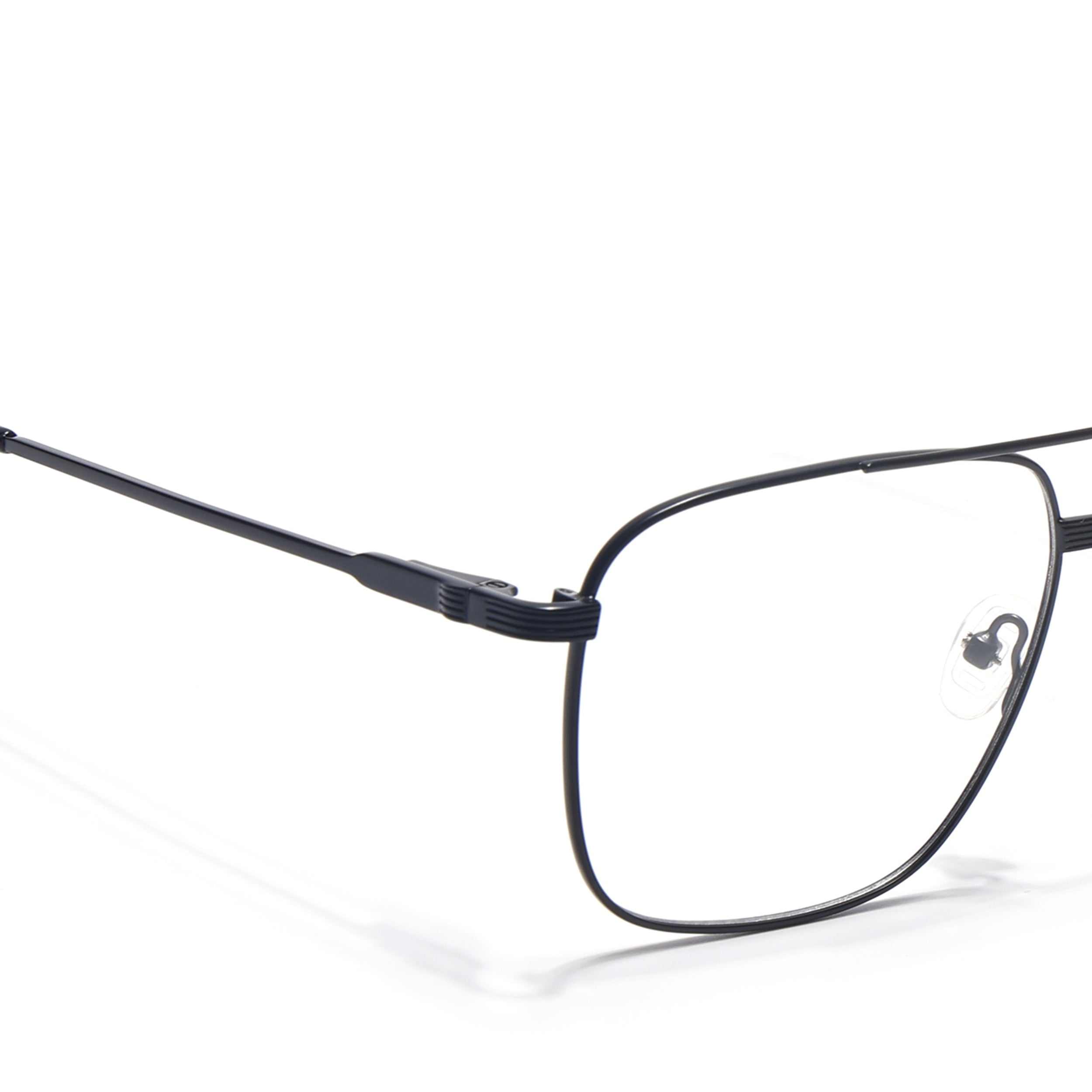 Voyage Metal Master Matt Black Wayfarer Eyeglasses for Men & Women (VG003MG5019-C1)