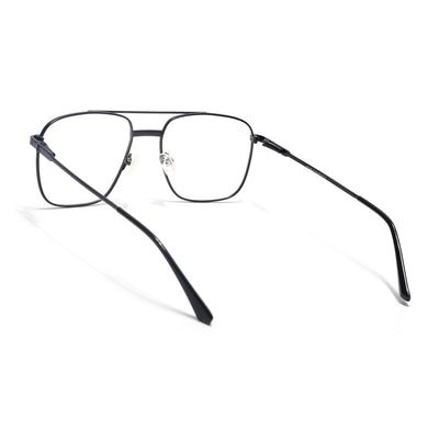 Voyage Metal Master Matt Black Wayfarer Eyeglasses for Men & Women (VG003MG5019-C1)