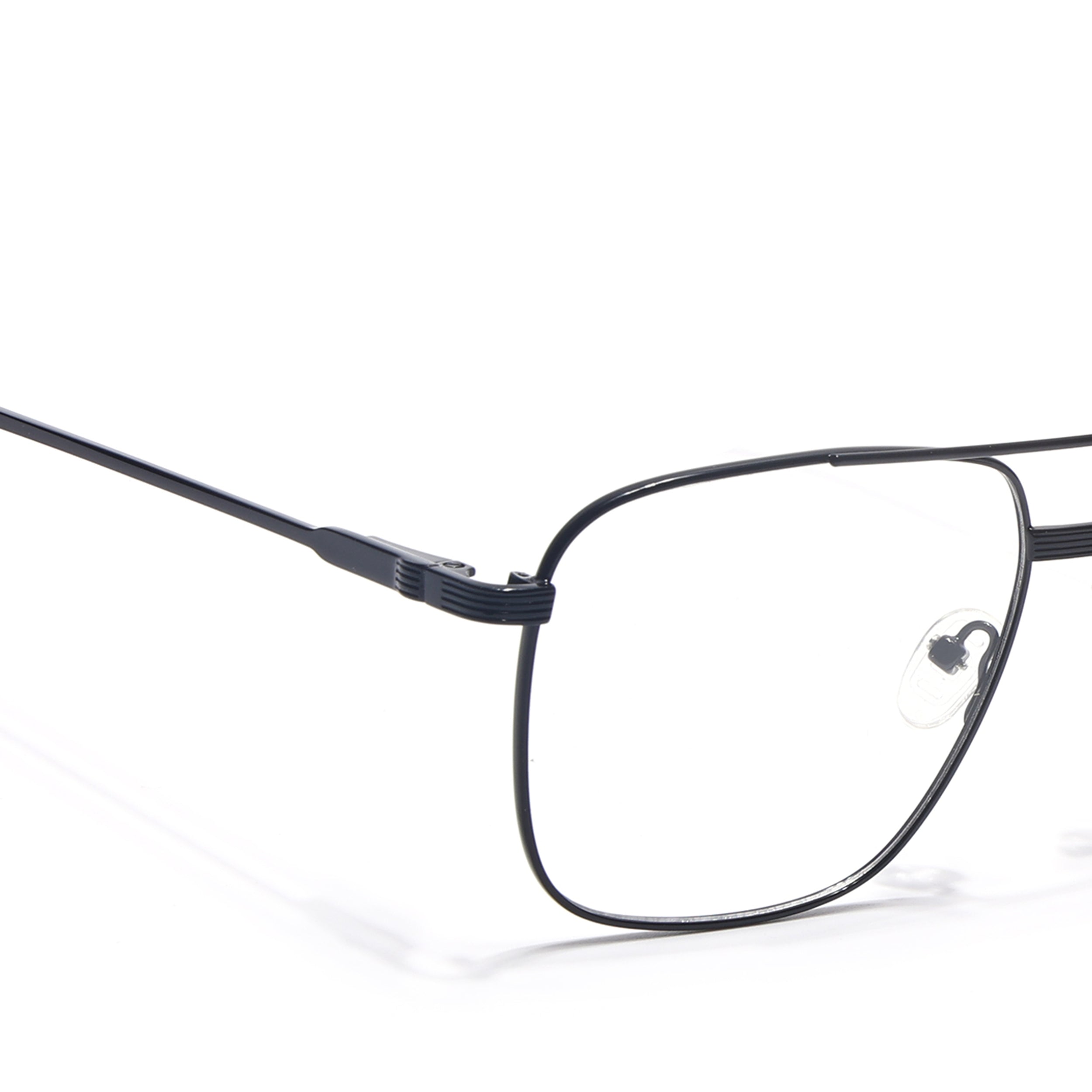 Voyage Metal Master Shine Black Wayfarer Eyeglasses for Men & Women (VG003MG5020-C2)