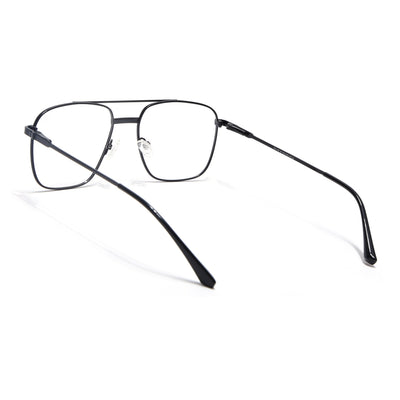 Voyage Metal Master Shine Black Wayfarer Eyeglasses for Men & Women (VG003MG5020-C2)