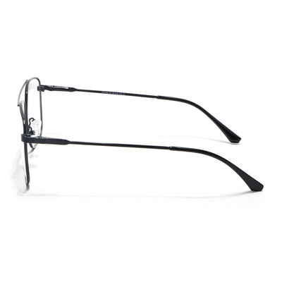 Voyage Metal Master Shine Black Wayfarer Eyeglasses for Men & Women (VG003MG5020-C2)