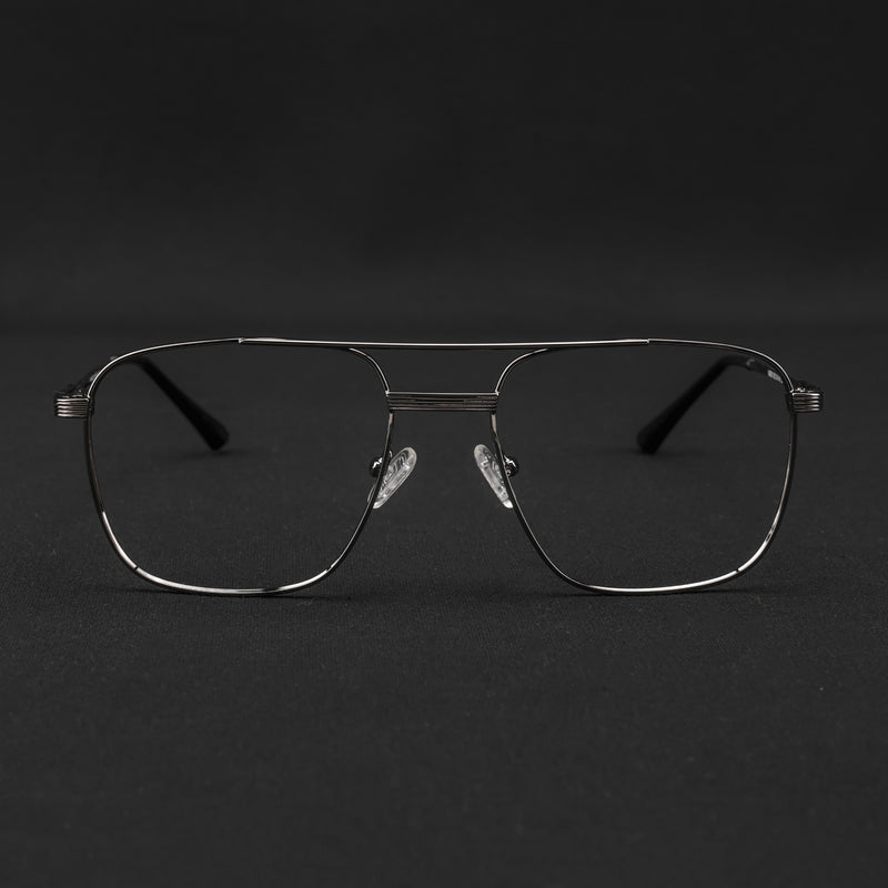 Voyage Metal Master Grey Wayfarer Eyeglasses for Men & Women (VG003MG5022-C4)