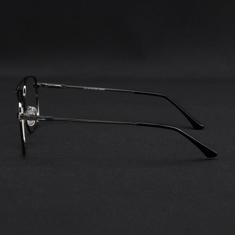 Voyage Metal Master Grey Wayfarer Eyeglasses for Men & Women (VG003MG5022-C4)