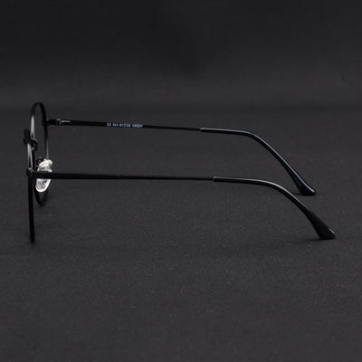 Voyage Metal Master Matt Black Round Eyeglasses for Men & Women (VG004MG5024-C1)