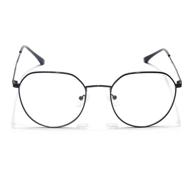 Voyage Metal Master Shine Black Round Eyeglasses for Men & Women (VG004MG5025-C2)