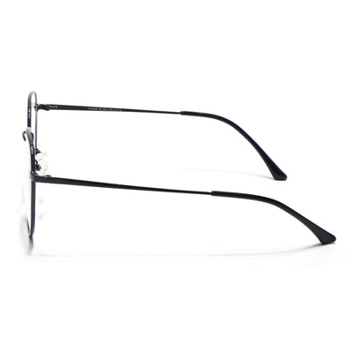 Voyage Metal Master Shine Black Round Eyeglasses for Men & Women (VG004MG5025-C2)