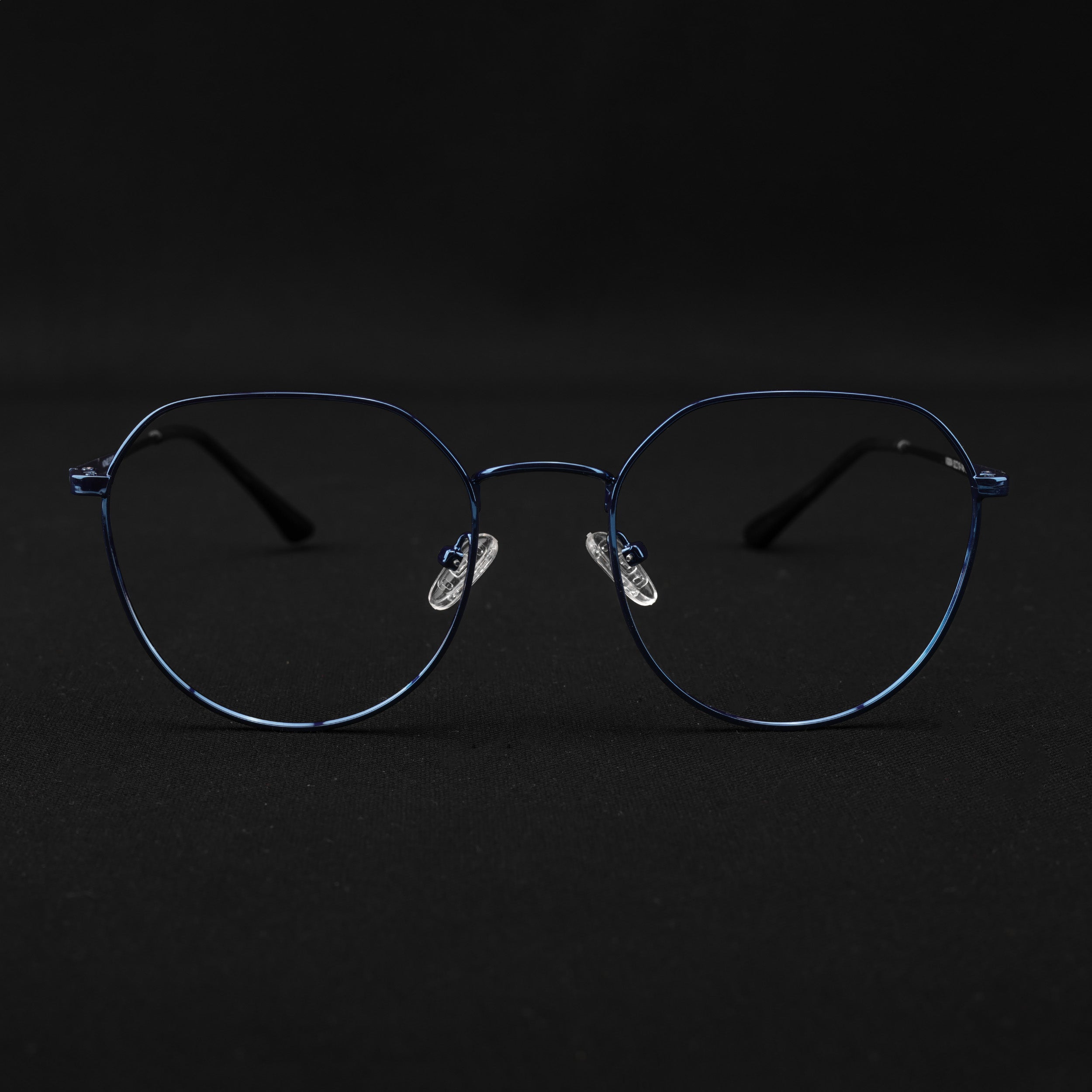 Voyage Metal Master Blue Round Eyeglasses for Men & Women (VG004MG5027-C4)
