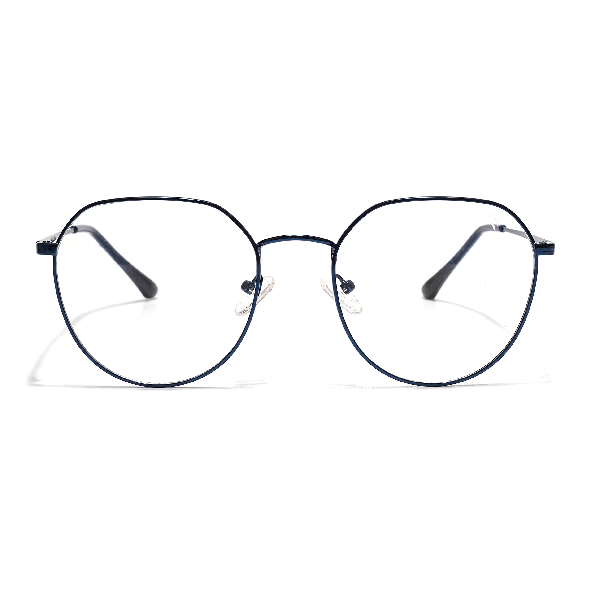 Voyage Metal Master Blue Round Eyeglasses for Men & Women (VG004MG5027-C4)