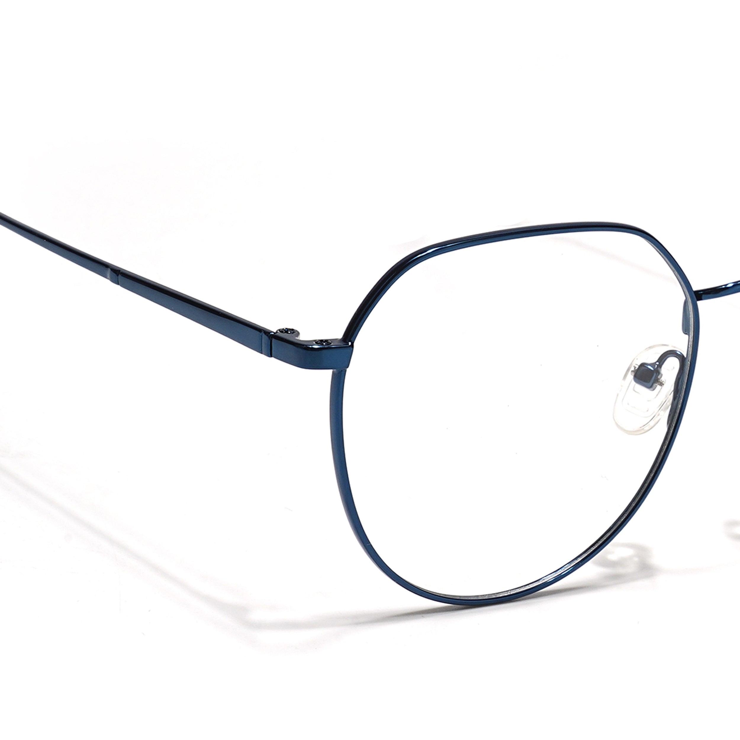 Voyage Metal Master Blue Round Eyeglasses for Men & Women (VG004MG5027-C4)