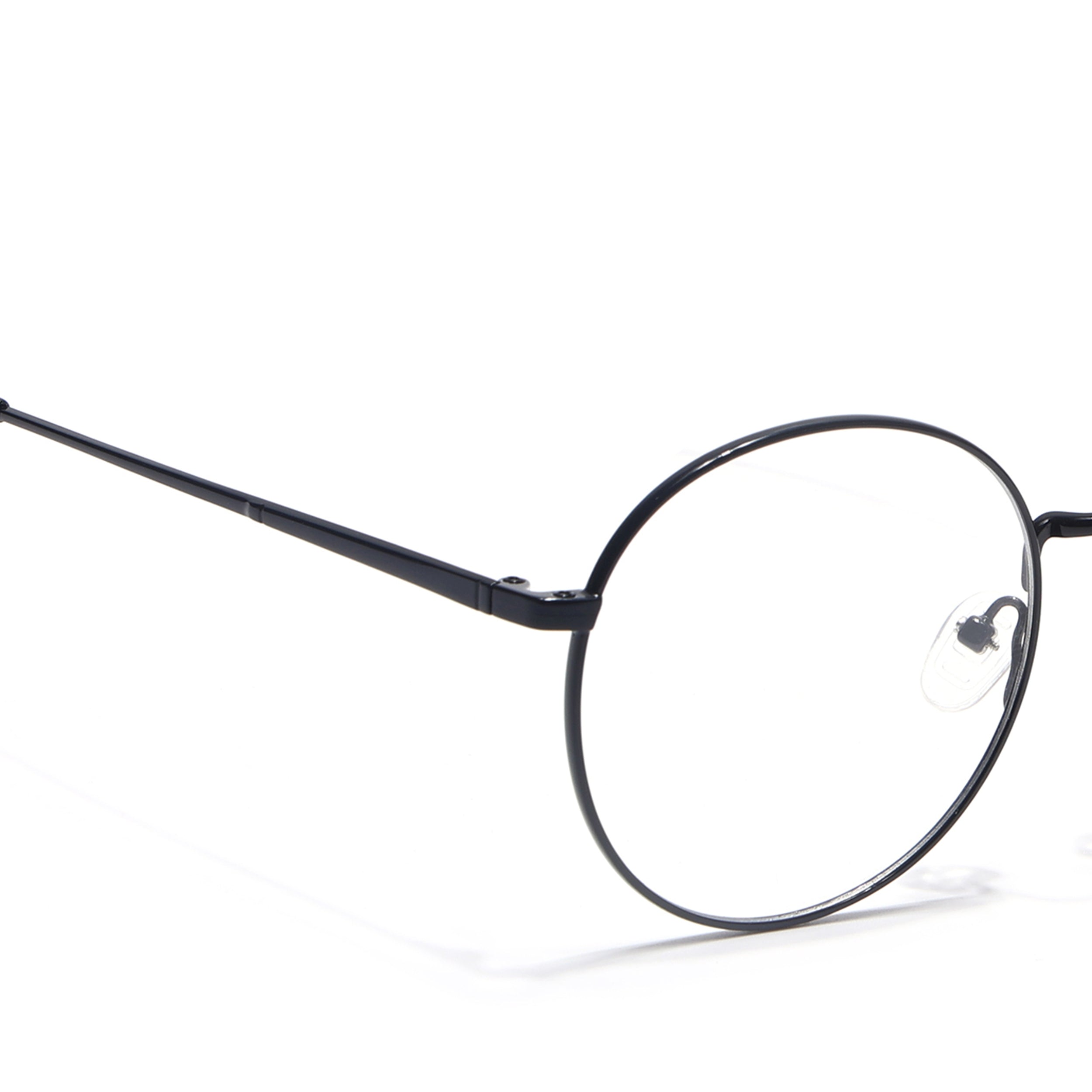 Voyage Metal Master Shine Black Round Eyeglasses for Men & Women (VG005MG5029-C2)