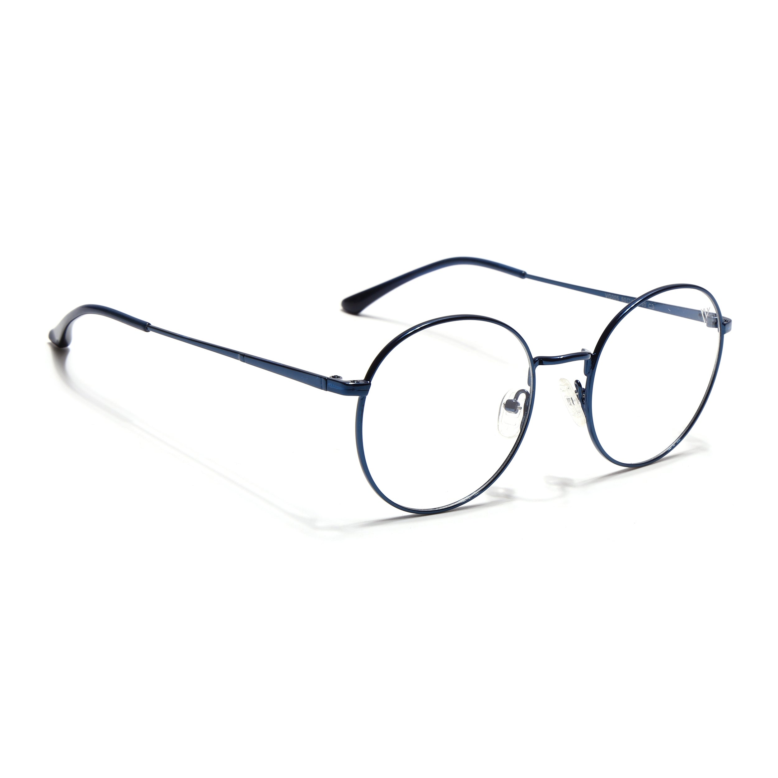 Voyage Metal Master Blue Round Eyeglasses for Men & Women (VG005MG5031-C4)