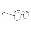 Voyage Metal Master Blue Round Eyeglasses for Men & Women (VG005MG5031-C4)