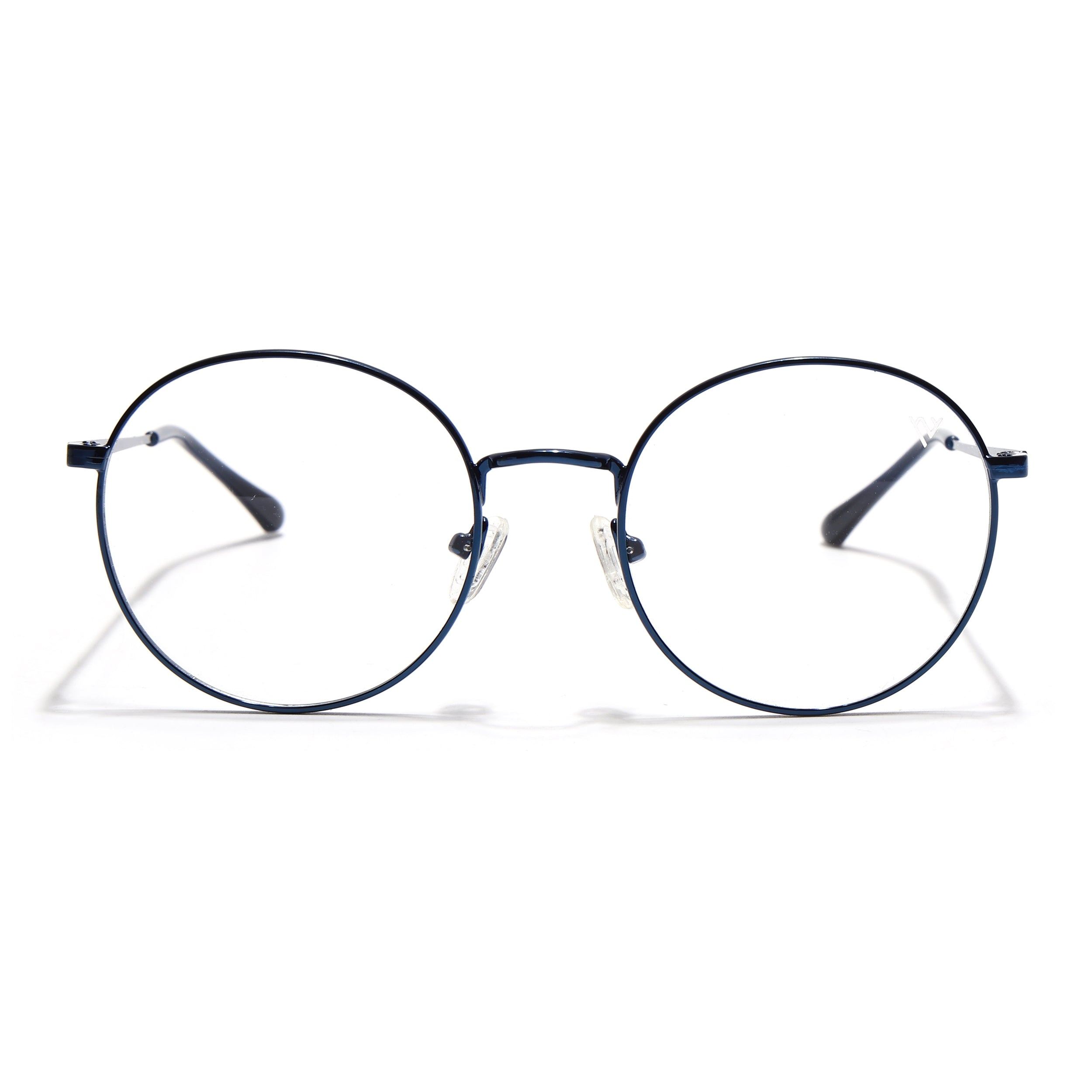 Voyage Metal Master Blue Round Eyeglasses for Men & Women (VG005MG5031-C4)