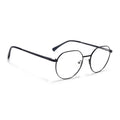 Voyage Metal Master Matt Black Round Eyeglasses for Men & Women (VG006MG5032-C1)