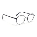 Voyage Metal Master Shine Black Round Eyeglasses for Men & Women (VG006MG5033-C2)
