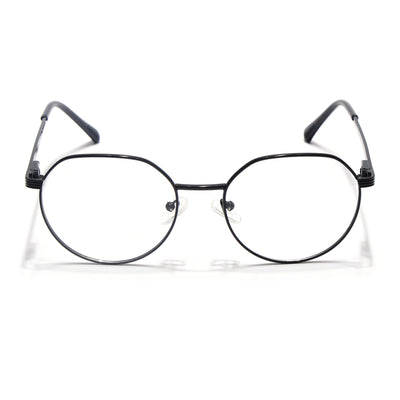 Voyage Metal Master Shine Black Round Eyeglasses for Men & Women (VG006MG5033-C2)