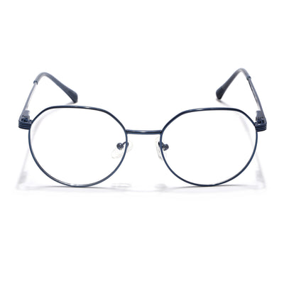 Voyage Metal Master Blue Round Eyeglasses for Men & Women (VG006MG5035-C4)