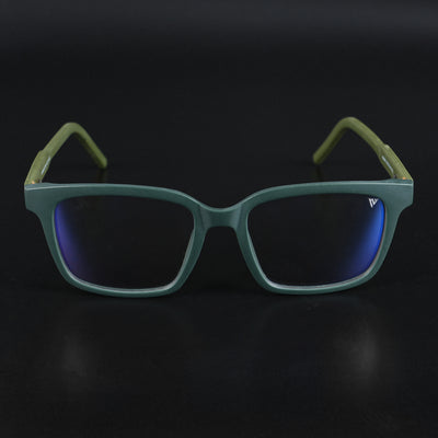 Voyage Rush Green Square Eyeglasses for Men & Women (VG9001MG5409-C1)