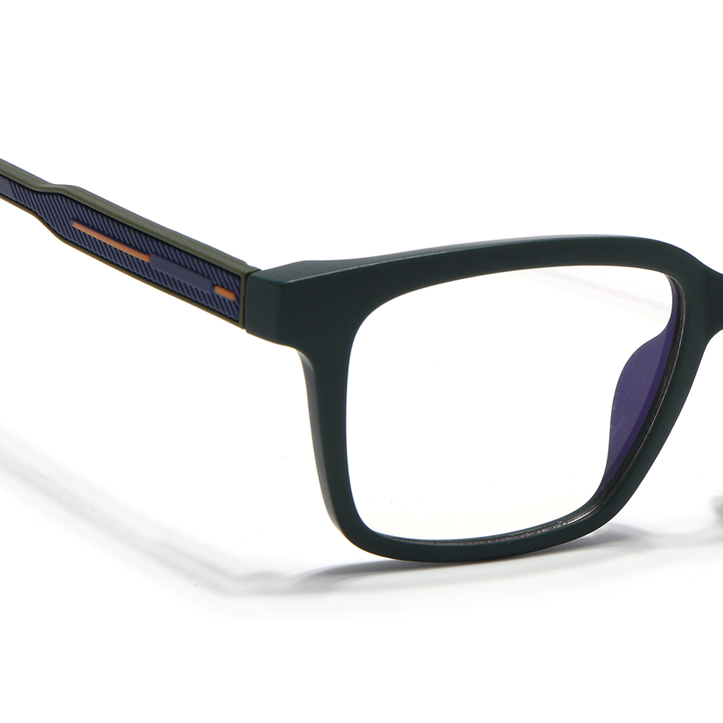 Voyage Rush Green Square Eyeglasses for Men & Women (VG9001MG5409-C1)