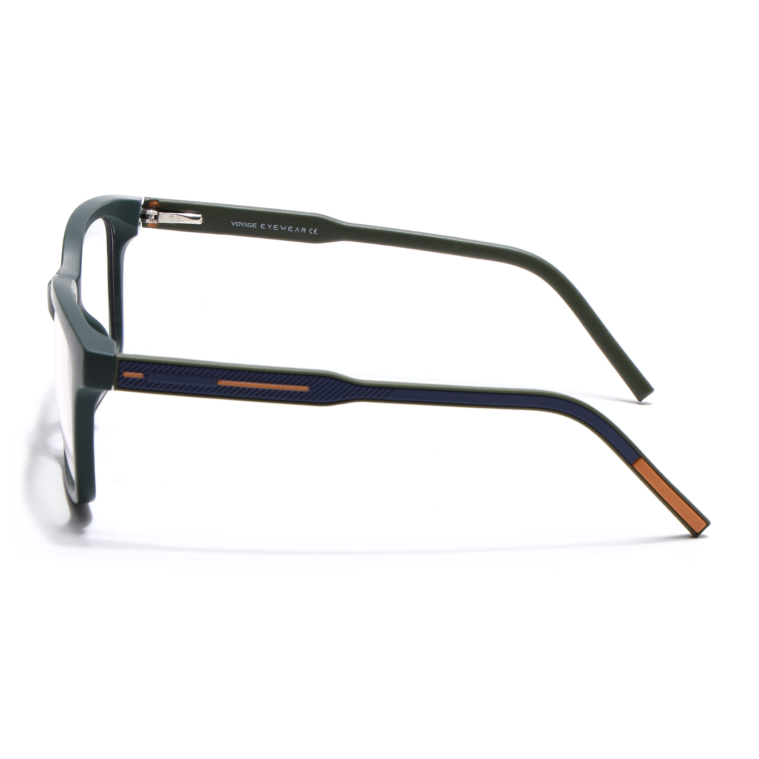 Voyage Rush Green Square Eyeglasses for Men & Women (VG9001MG5409-C1)