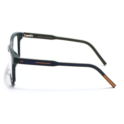 Voyage Rush Green Square Eyeglasses for Men & Women (VG9001MG5409-C1)