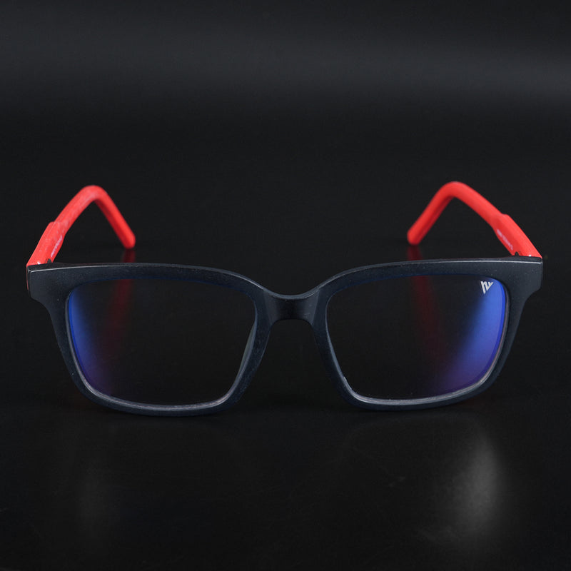 Voyage Rush Black Square Eyeglasses for Men & Women (VG9001MG5411-C3)