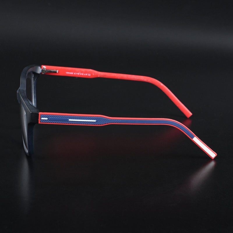 Voyage Rush Black Square Eyeglasses for Men & Women (VG9001MG5411-C3)