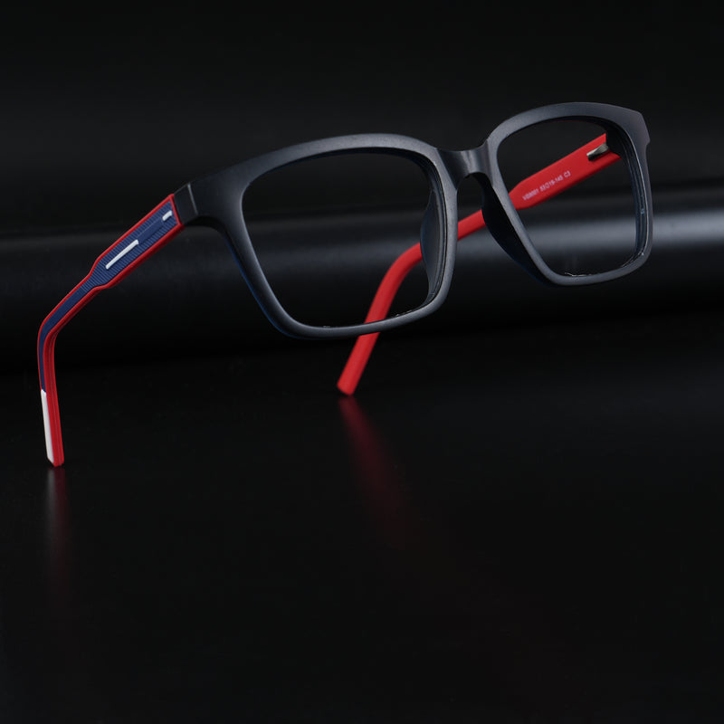 Voyage Rush Black Square Eyeglasses for Men & Women (VG9001MG5411-C3)
