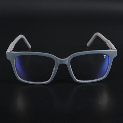 Voyage Rush Grey Square Eyeglasses for Men & Women (VG9001MG5412-C4)