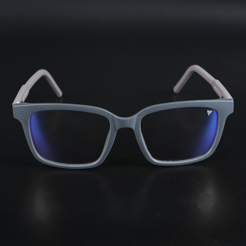 Voyage Rush Grey Square Eyeglasses for Men & Women (VG9001MG5412-C4)