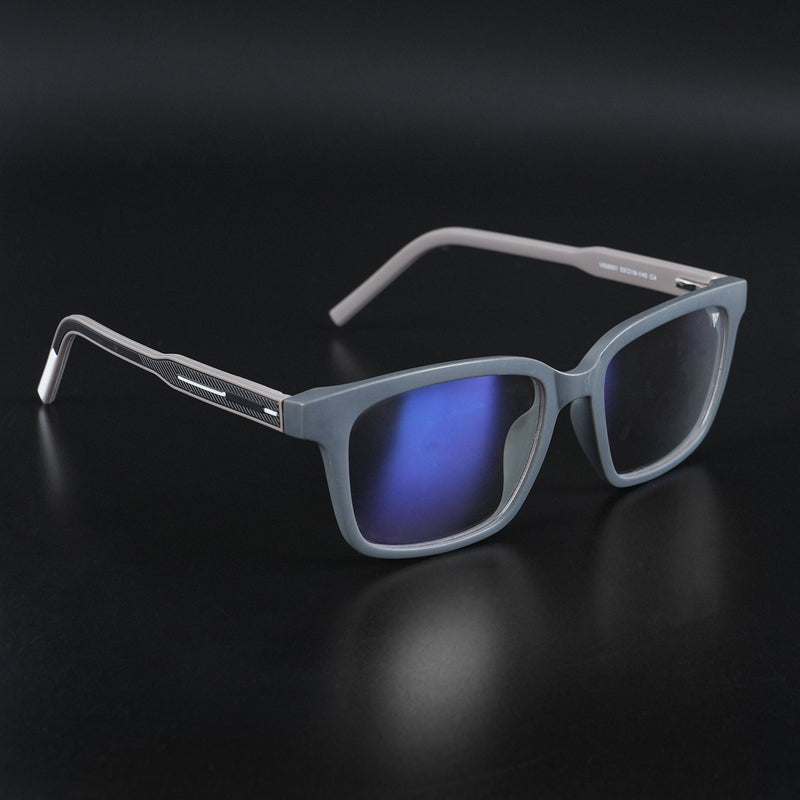 Voyage Rush Grey Square Eyeglasses for Men & Women (VG9001MG5412-C4)