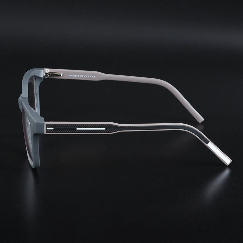 Voyage Rush Grey Square Eyeglasses for Men & Women (VG9001MG5412-C4)