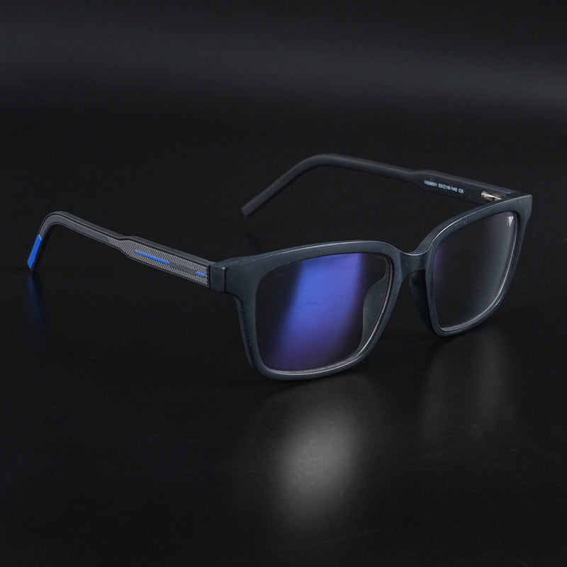 Voyage Rush Black Square Eyeglasses for Men & Women (VG9001MG5413-C5)