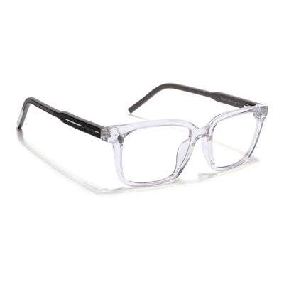 Voyage Rush Transparent Square Eyeglasses for Men & Women (VG9001MG5414-C6)